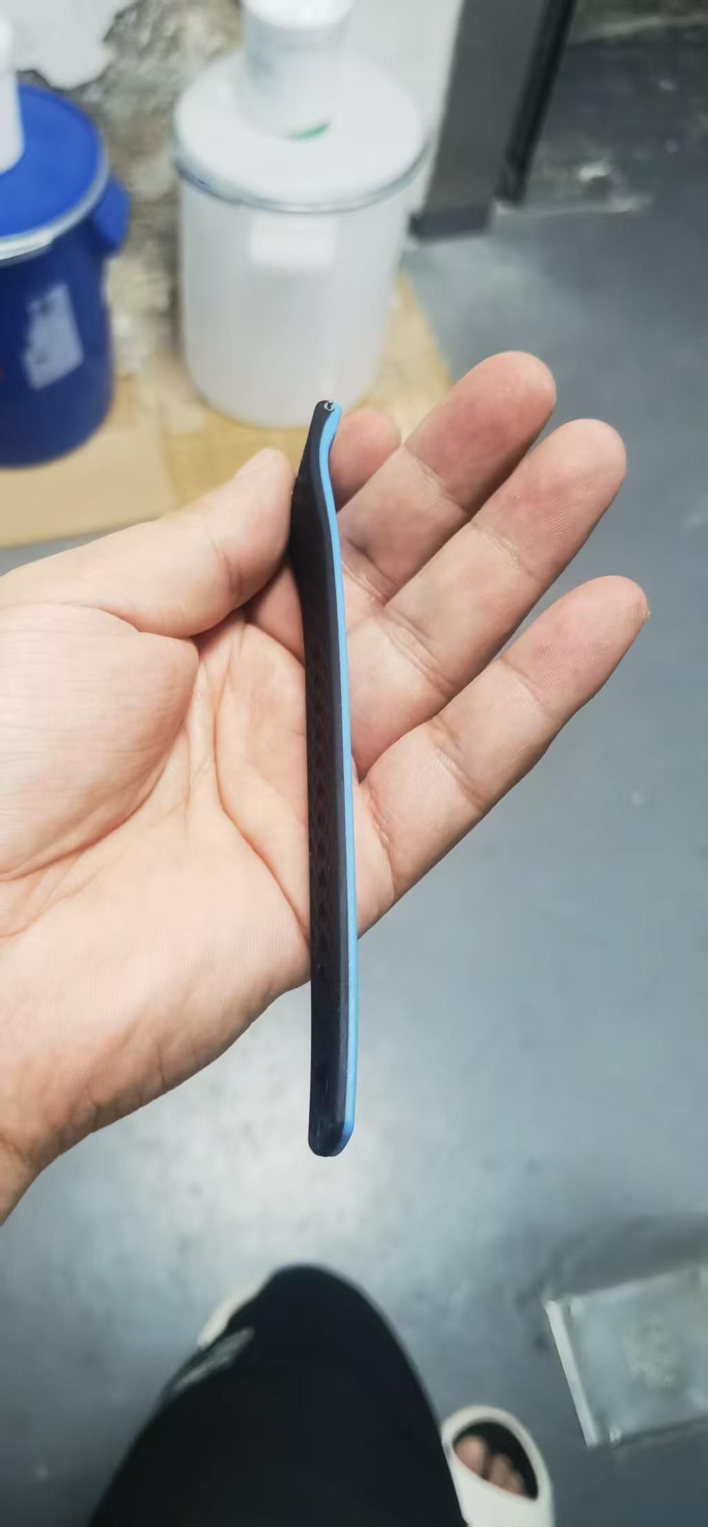 双色分界线实拍1